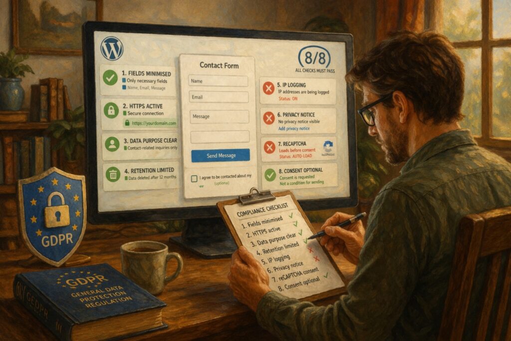 What Makes a Contact Form GDPR Compliant WordPress
